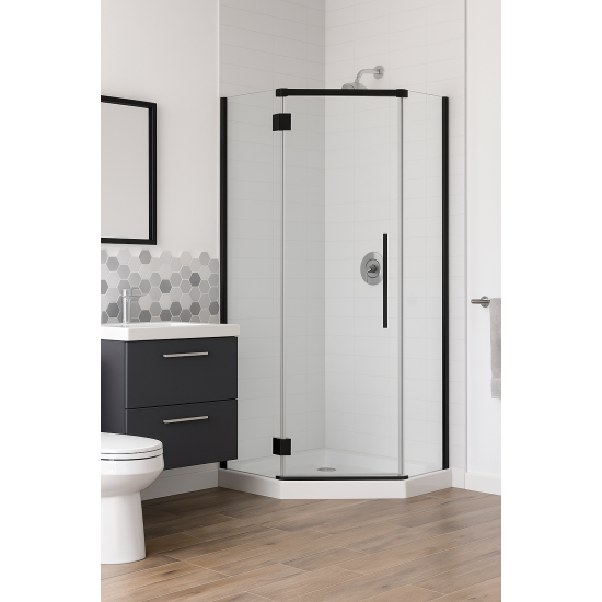 1000*1000*2050mm Black Frameless Diamond Shower Box 1000*1000*2050mm Black Frameless Diamond Shower Box